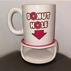 Fun BigMouth Inc. Donut Hole Ceramic Coffee Mug,